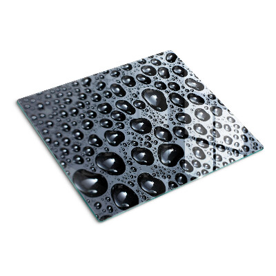 Schneidebrett glas Wassertropfen auf Glas