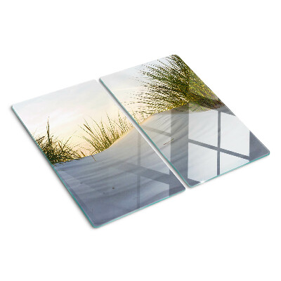 Schneidebrett glas Grünes Gras gegen den Himmel