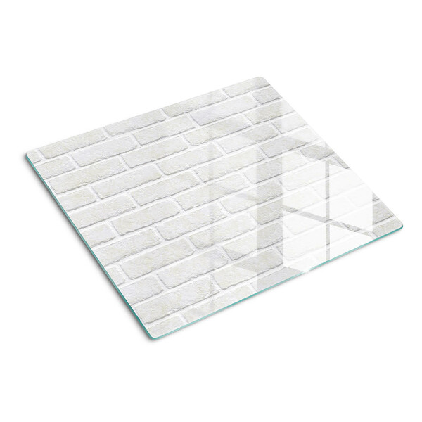 Schneidebrett glas Ziegelmauer