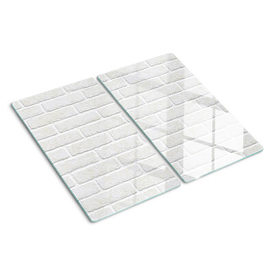 Schneidebrett glas Ziegelmauer