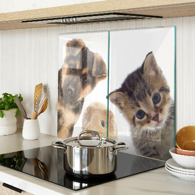 Schneidebrett glas Hunde, Katzen, Kaninchen