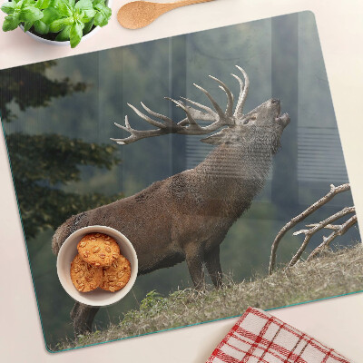 Schneidebrett glas Hirsch in seinem natürlichen Lebensraum