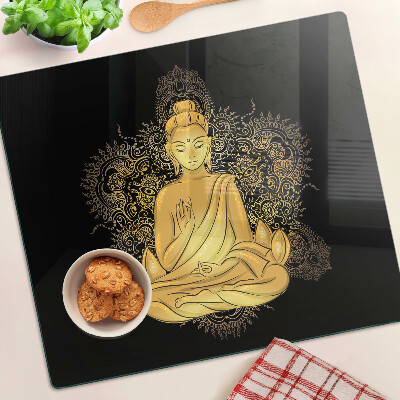 Glasschneidebrett Buddha in Meditation