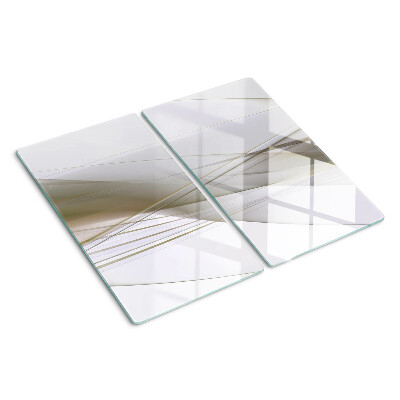 Schneidebrett glas Abstrakte Linien und Formen