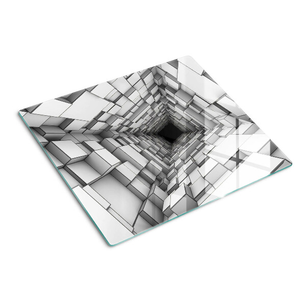 Glasschneidebrett 3D-Würfellabyrinth