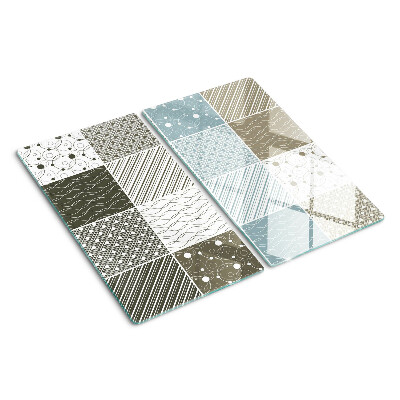 Glasschneidebrett Geometrische Muster und Linien