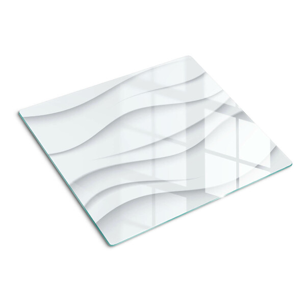 Glasschneidebrett Wellen und Linien