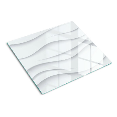Glasschneidebrett Wellen und Linien