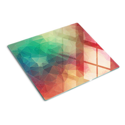 Glasschneidebrett Abstraktes geometrisches Muster