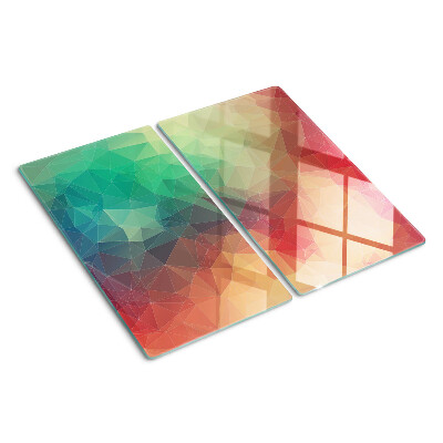 Glasschneidebrett Abstraktes geometrisches Muster
