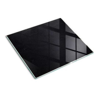 Glasschneidebrett Schwarze Marmorstruktur