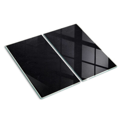Glasschneidebrett Schwarze Marmorstruktur