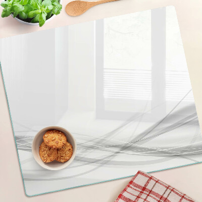 Schneidebrett glas Abstrakte Linien und Wellen