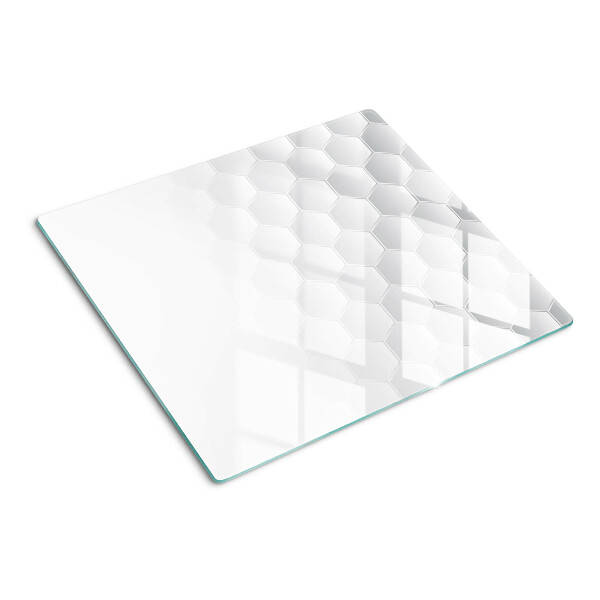 Schneidebrett glas Sechseckiges Muster