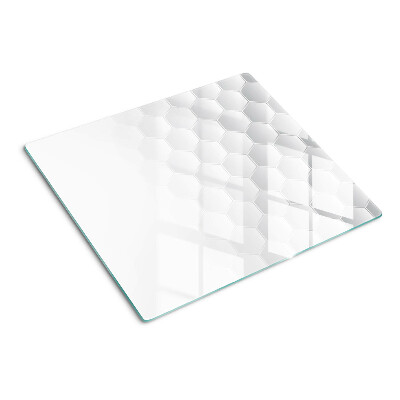 Schneidebrett glas Sechseckiges Muster