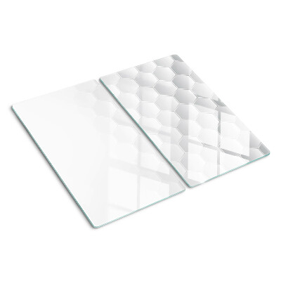 Schneidebrett glas Sechseckiges Muster