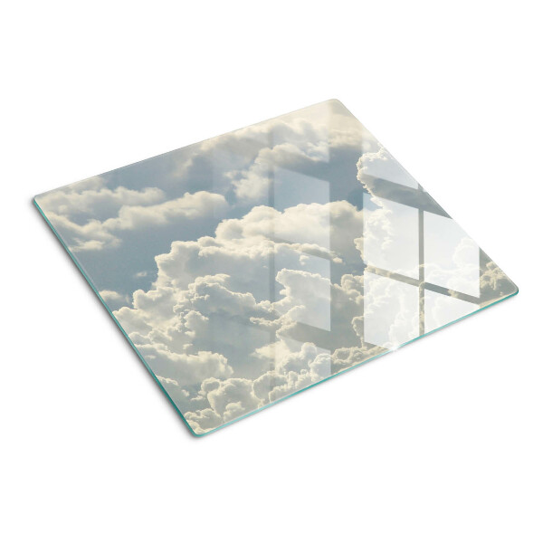 Glasschneidebrett Wolken am Himmel