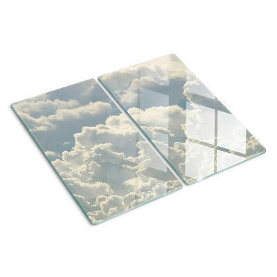 Glasschneidebrett Wolken am Himmel