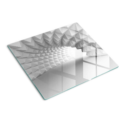 Schneidebrett glas Geometrisches 3D-Muster