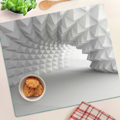 Schneidebrett glas Geometrisches 3D-Muster