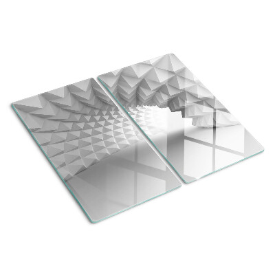 Schneidebrett glas Geometrisches 3D-Muster