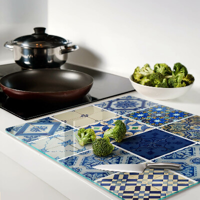 Glasschneidebrett Mosaikfliesenmuster