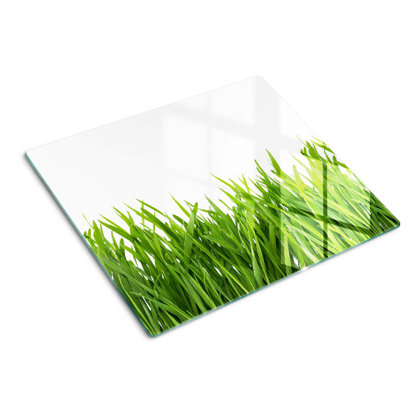 Schneidebrett glas Grünes Gras