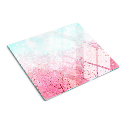 Schneidebrett glas Sakura-Blumenmotive