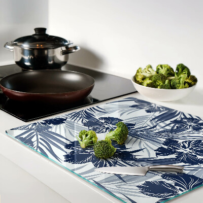 Schneidebrett glas Florales tropisches Motiv