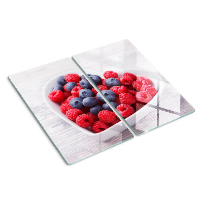 Schneidebrett glas Herzförmige Früchte