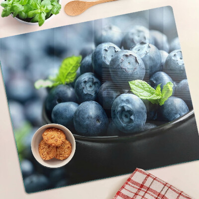 Glasschneidebrett Beeren in einer Schüssel