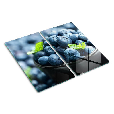 Glasschneidebrett Beeren in einer Schüssel
