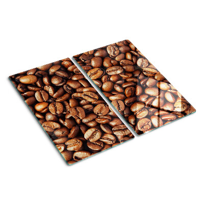 Glasschneidebrett Kaffeebohnen
