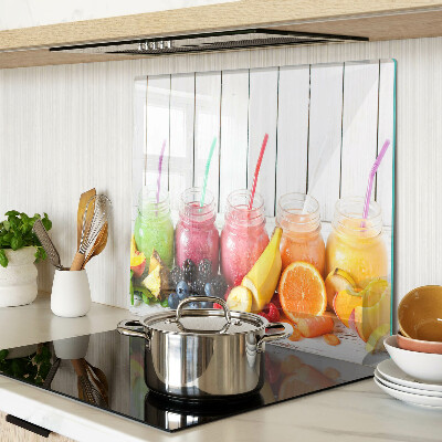 Schneidebrett glas Fruchtcocktails mit Zusatzstoffen