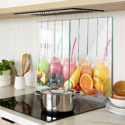 Schneidebrett glas Fruchtcocktails mit Zusatzstoffen