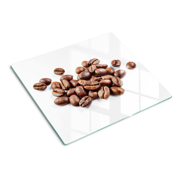 Glasschneidebrett Kaffeebohnen