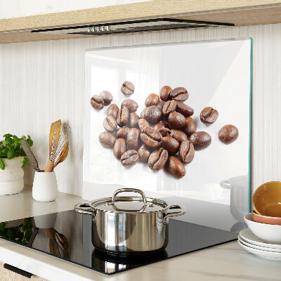 Glasschneidebrett Kaffeebohnen