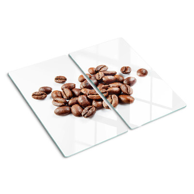 Glasschneidebrett Kaffeebohnen