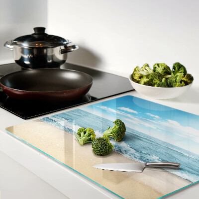 Schneidebrett glas Strand und Meer