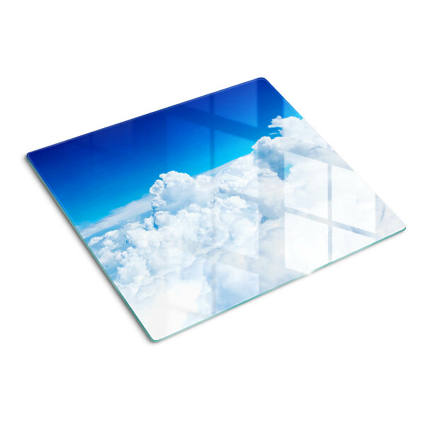 Schneidebrett glas Himmel mit Wolken