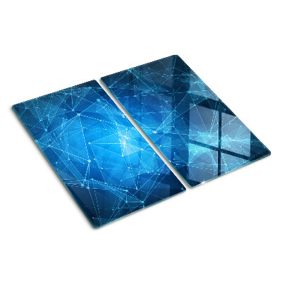 Glasschneidebrett Abstraktes geometrisches Muster
