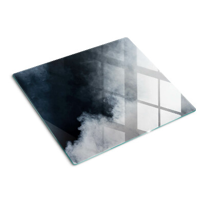 Glasschneidebrett Nebel und Fenster