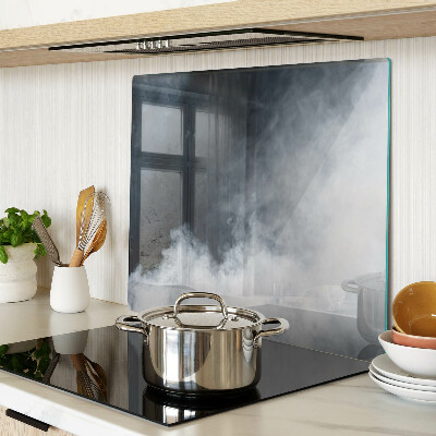 Glasschneidebrett Nebel und Fenster
