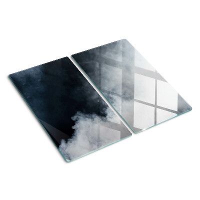 Glasschneidebrett Nebel und Fenster