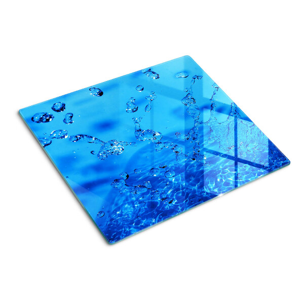 Glasschneidebrett Wasser- und Luftblasen