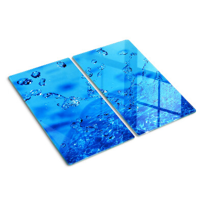 Glasschneidebrett Wasser- und Luftblasen