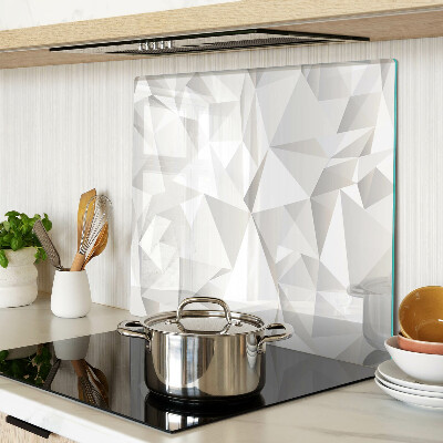 Schneidebrett glas Motiv geometrische Formen