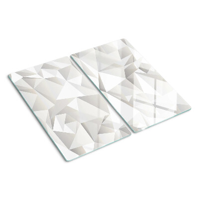 Schneidebrett glas Motiv geometrische Formen