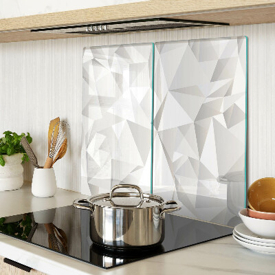 Schneidebrett glas Motiv geometrische Formen