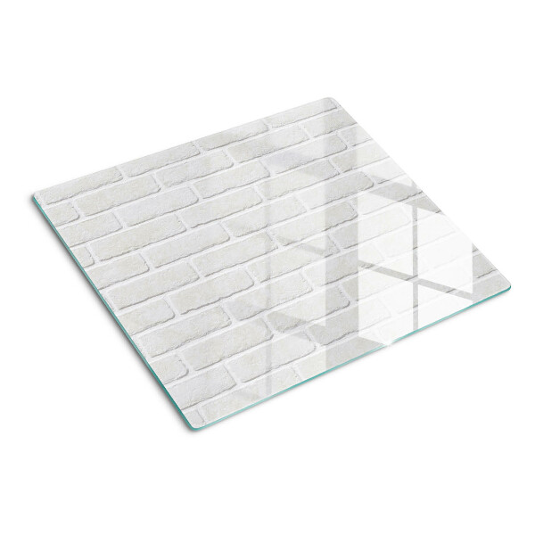 Glasschneidebrett Ziegelmauer